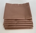 Light Brown Pillowcases (Six Pack) - 180 Thread Count - PC-180-BEIGE-PK